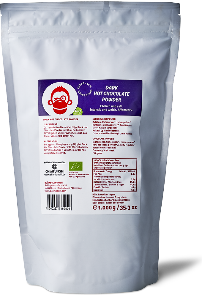 Dark Hot Chocolate Powder