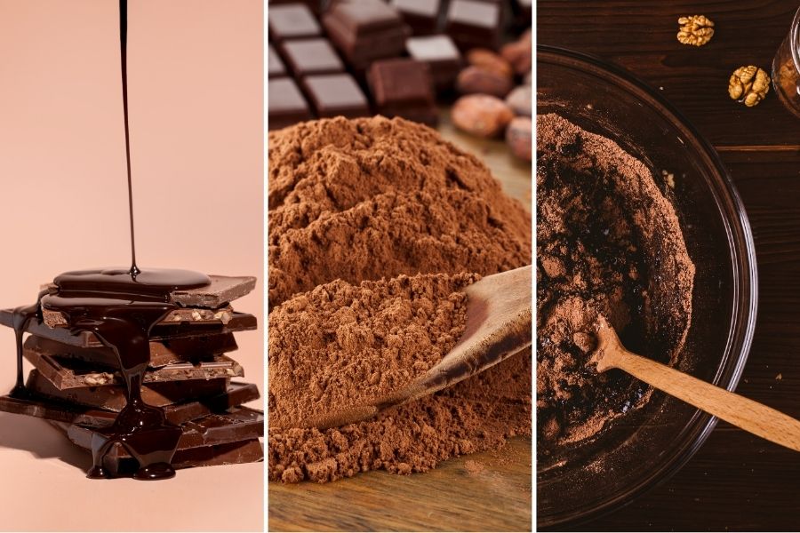 Kakao, Backkakao oder Schokolade