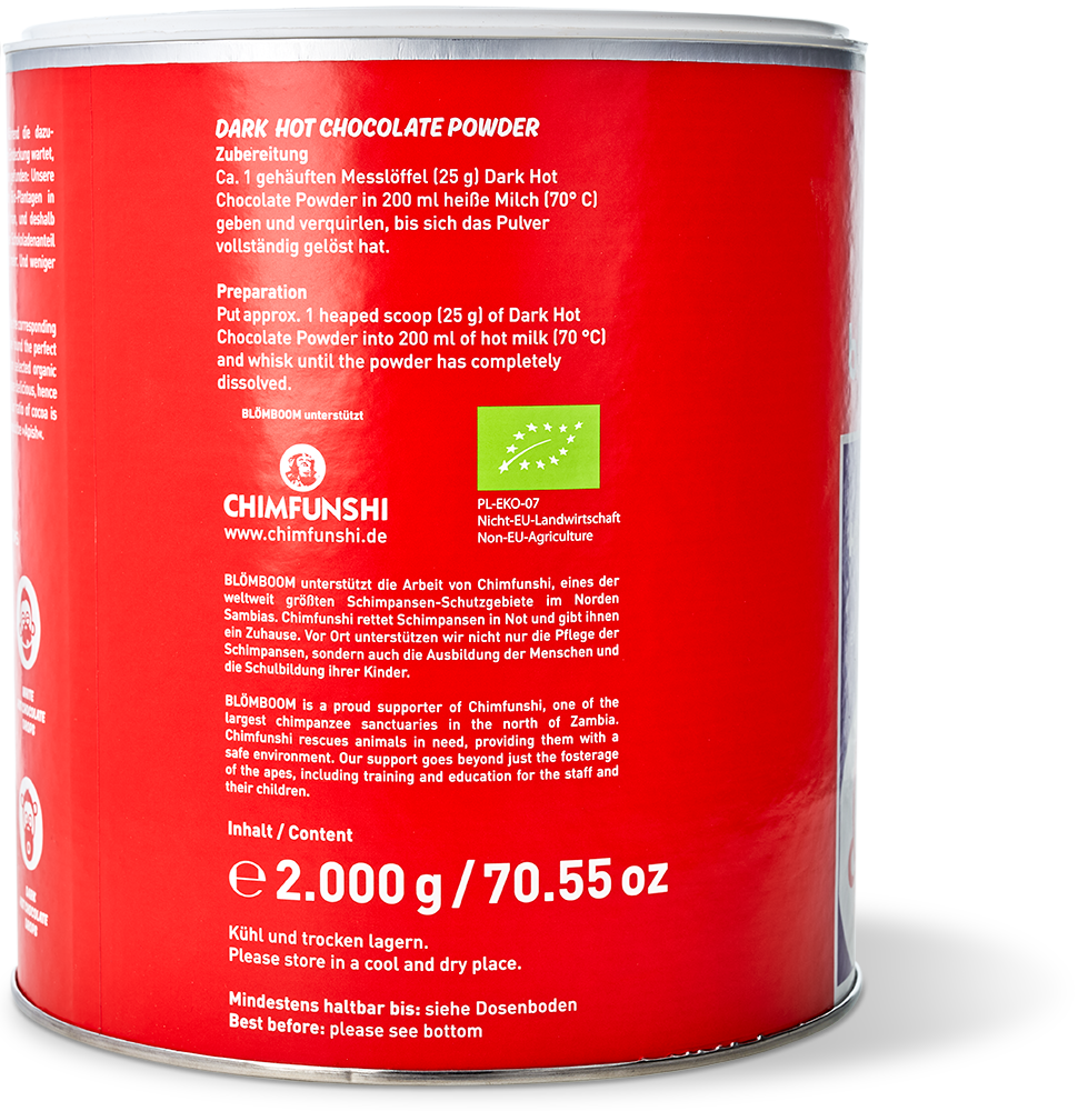 Dark Hot Chocolate Powder