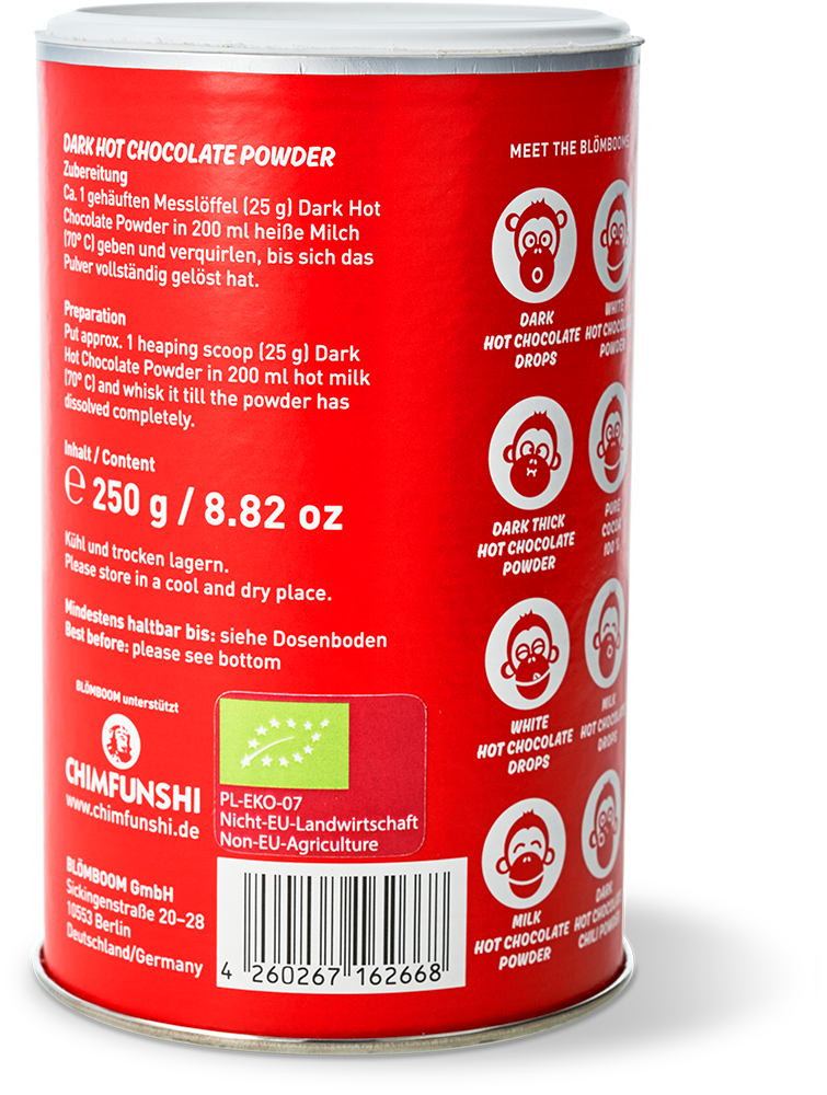 Dark Hot Chocolate Powder