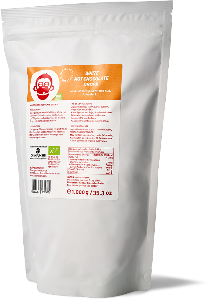 White Hot Chocolate Drops