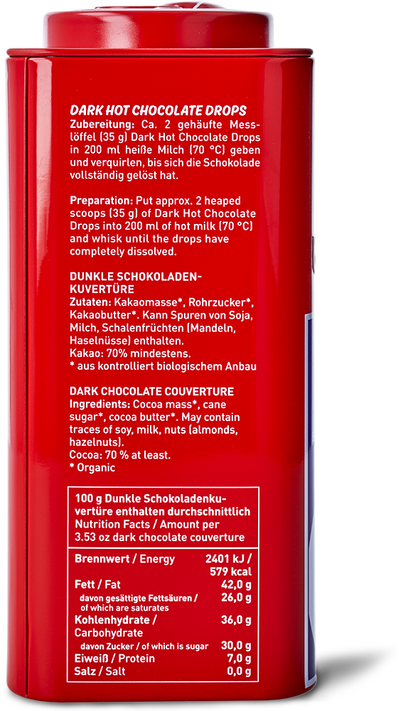Dark Hot Chocolate Drops