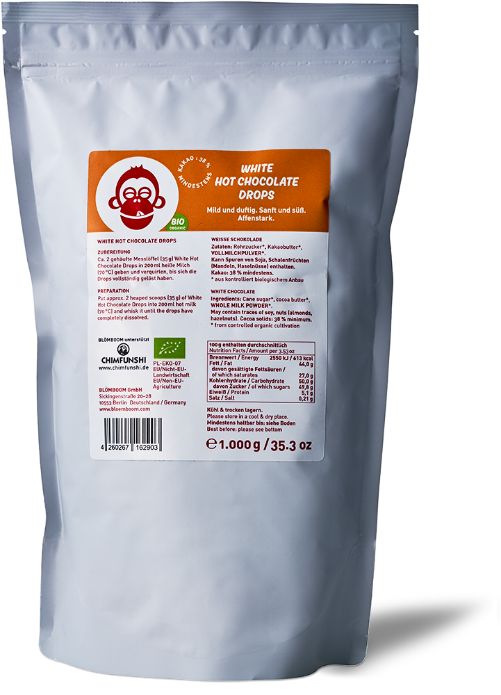 White Hot Chocolate Drops