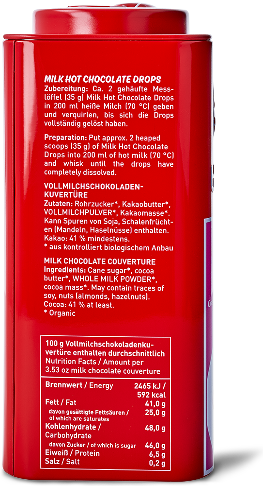 Milk Hot Chocolate Drops